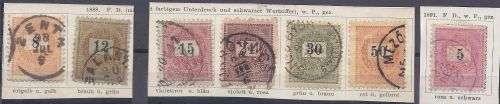 HUNGARY FROM 1871 TO 1900.MINT STAMPS MOUNTED