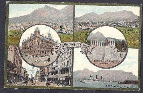GREETINGS FROM CAPE TOWN .UNUSED.