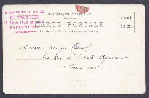 BOER WAR. `POUR LES BOERS` USED FRANCE  POSTCARD.