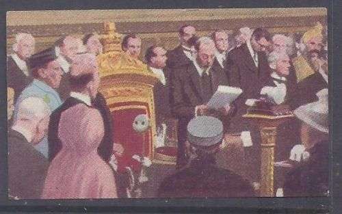 `GENTEMEN ! THE KING` CARDS ISSUED BY PETER JACKSON, LONDEN.