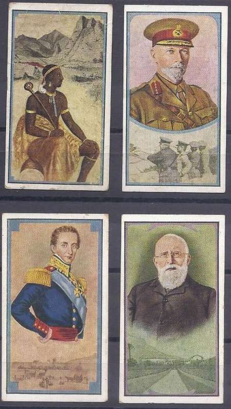 FAMOUS FIGURES FROM S.A. HISTORY.MOSHESH,GEN. SMUTS, SIR HARRY SMIT,J H HOFMEYER.
