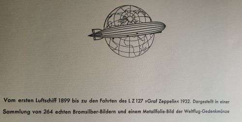 ZEPPELING - WELTFAHRTEN,247 PHOTO PICTURES 4 MISSING  ON 43 PAGES.