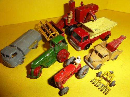 MATCHBOX- OLD  FARM STUFF etc, SOME NEED LOVE- LOT 3