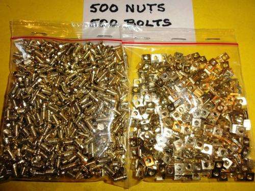 MECCANO GENUINE,EXCELLENT- LOT 10;---500 X  NUTS,500 X BOLTS