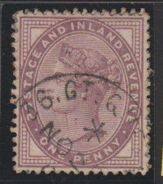 1881 Queen Victoria  1d SG172