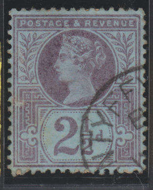 1887 Great britian Quen Victoria 2Â½d SG201