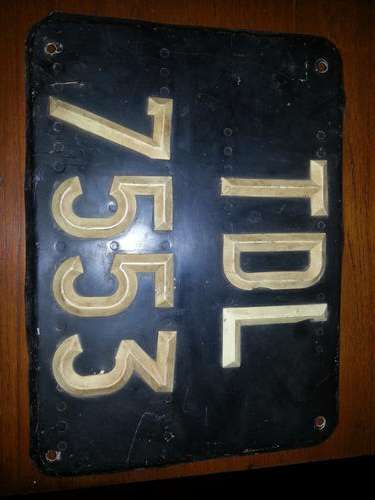 Edvenvale License plate
