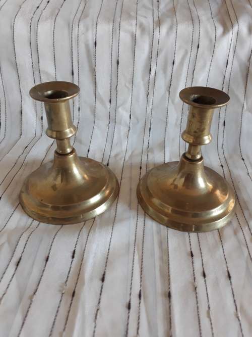 Brass Candle Holder (set of 2)