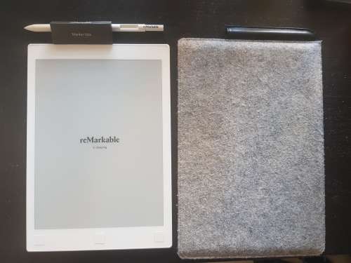 reMarkable E-ink Tablet (tablet, cover, pen, extra pen nibs)