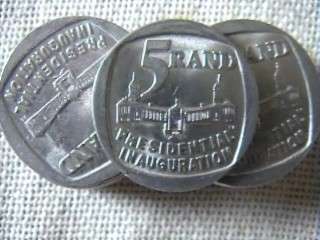 30 X 1994 PRESIDENTIAL INAUGURATION R5 : COINS IN LOWER MS CONDITION