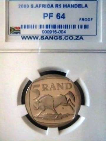 ***PROOF 64*** SMILEY MANDELA 2000 R5 ***PROOF 64***BY SANGS