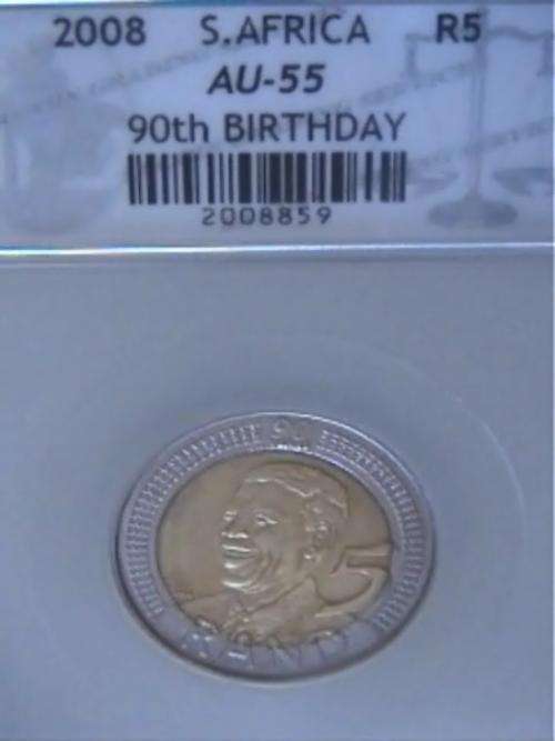 ***AU55***2008 MANDELA BIRTHDAY R5 ***AU55***