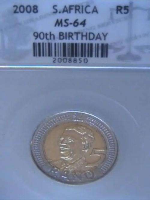 ***MS64***2008 MANDELA BIRTHDAY R5 ***MS64***