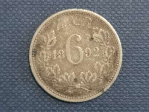 ***4 ZAR SIXPENCE 1892 (2), 1895,1897***