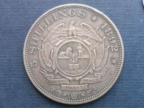 ***ZAR 1892 5 SHILLINGS S/S***