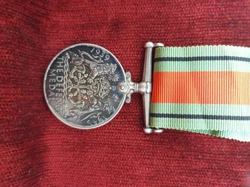 Second World War Silver Canandian Defence Medal.