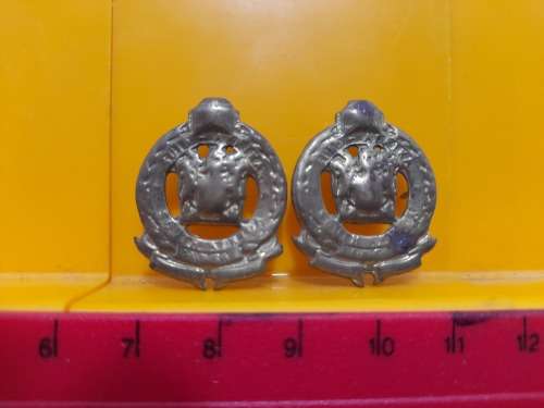 Railway Police Collar Pair - Rubbed