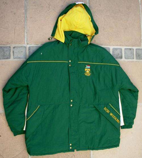 RARE SOUTH AFRICAN PROTEAS CRICKET COACH JACKET - BOB WOOLMER