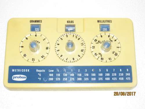 Vintage Metricook converter