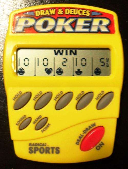 Poker handheld game