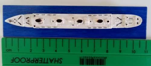 Titanic Hard Rubber model