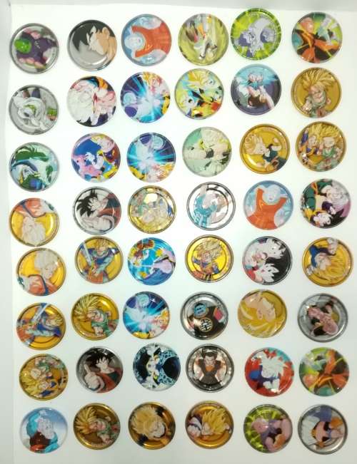 Metal DragonBall Z Tazos