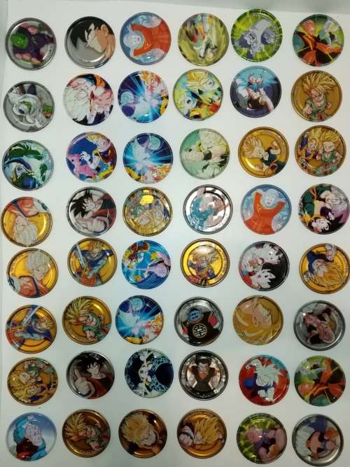 Metal DragonBall Z Tazos