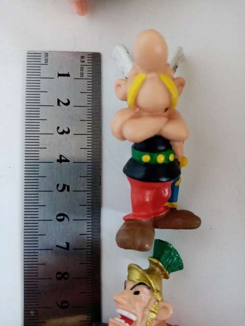 Vintage Asterix Figurines with Tin