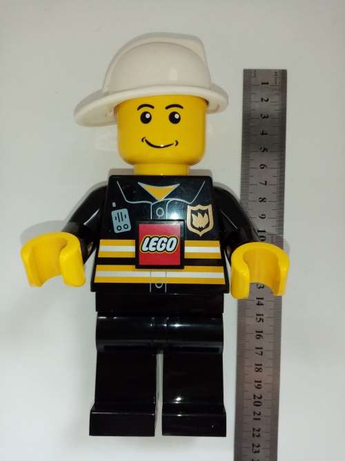Large Lego Fireman Flashlight