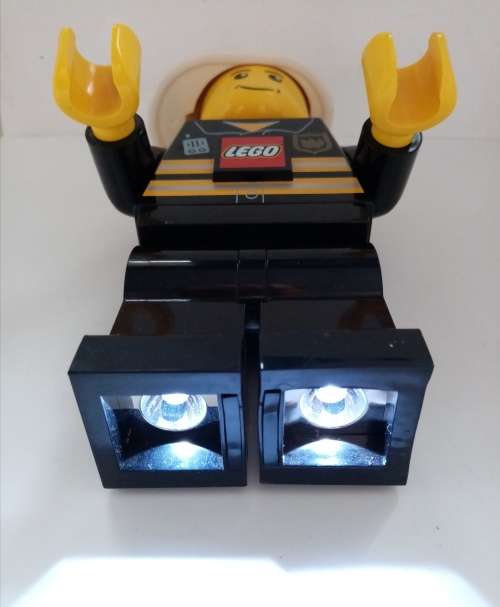 Large Lego Fireman Flashlight