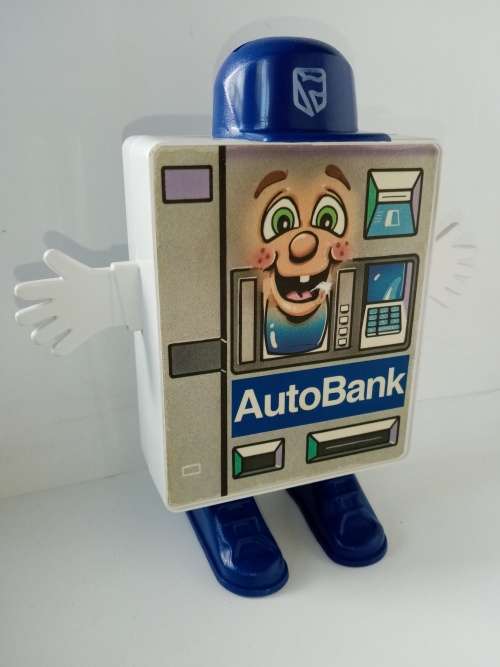 Vintage Standard Bank Autobank Money Box