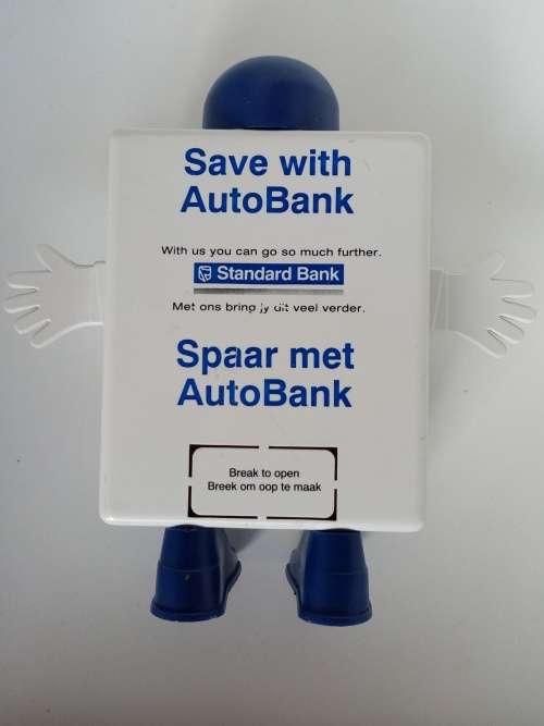 Vintage Standard Bank Autobank Money Box