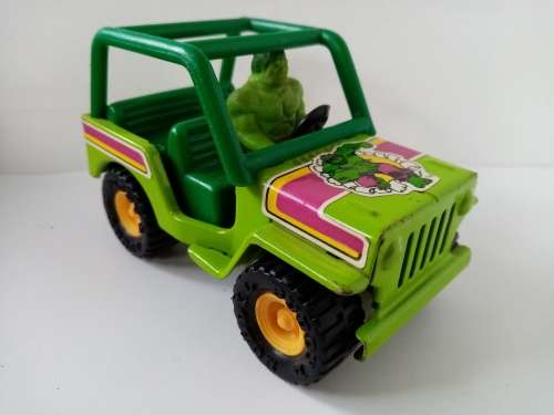 Vintage Buddy L The Incredible Hulk Jeep