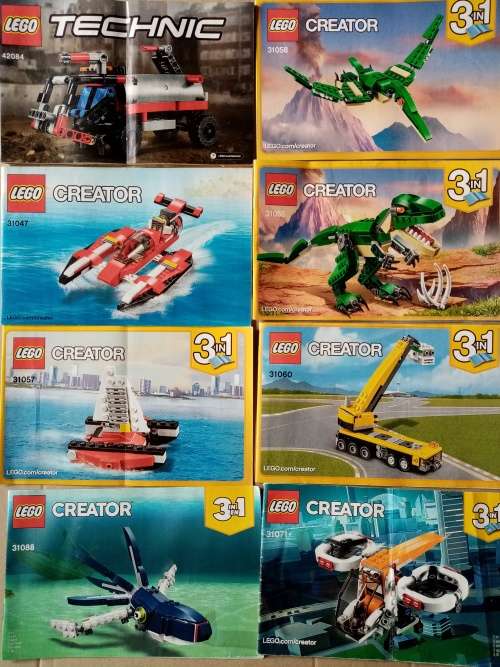 Massive Lego Manual Lot 40 Books