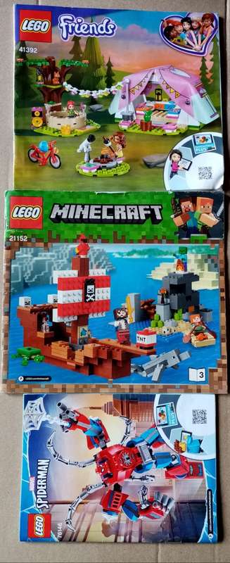 Massive Lego Manual Lot 40 Books