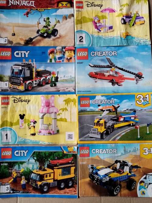 Massive Lego Manual Lot 40 Books