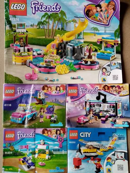 Massive Lego Manual Lot 40 Books