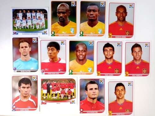 Panini 2010 Fifa World Cup South Africa sticker lot