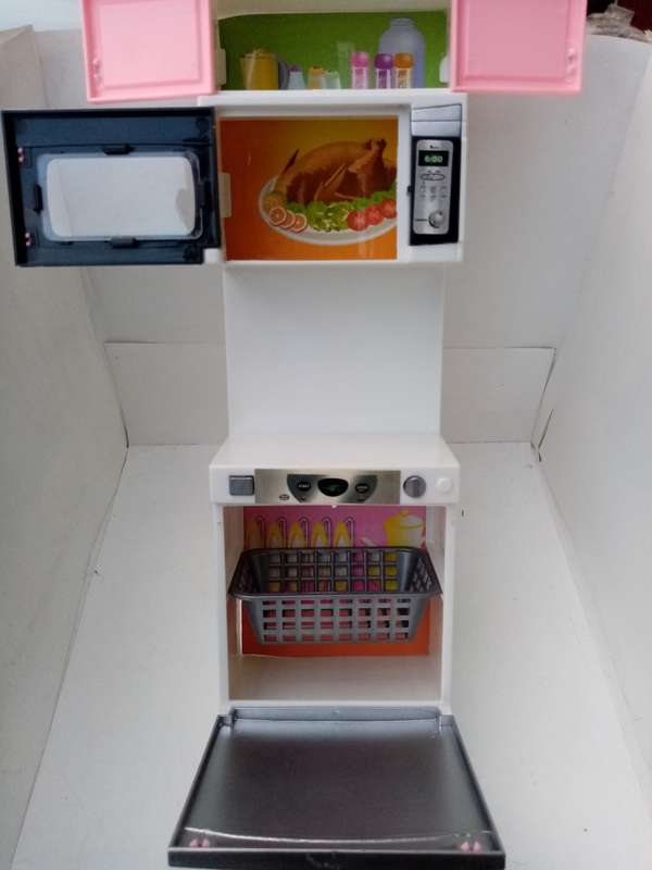 Modern Kitchen Barbie Toys Dishwasher combo