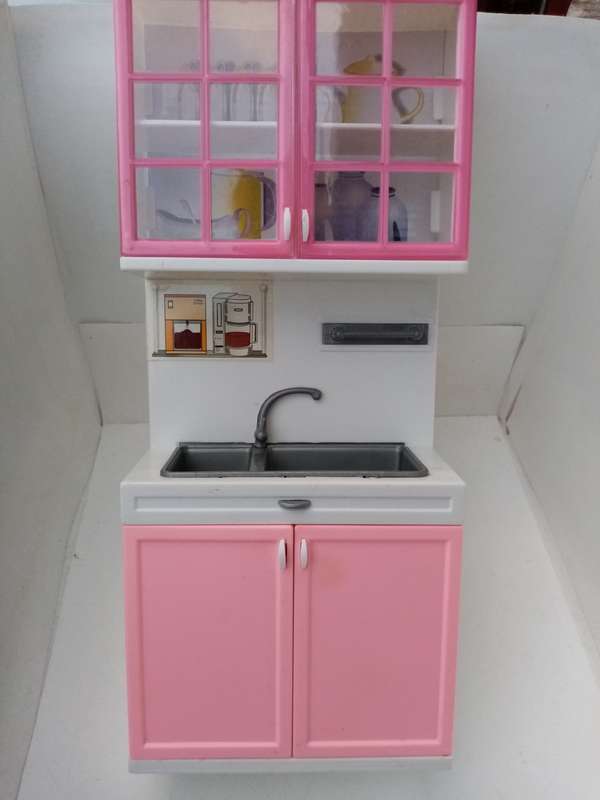 Modern Kitchen Barbie Toys Sink Combo