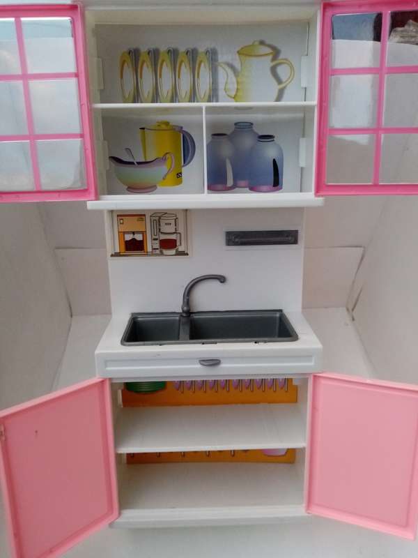 Modern Kitchen Barbie Toys Sink Combo