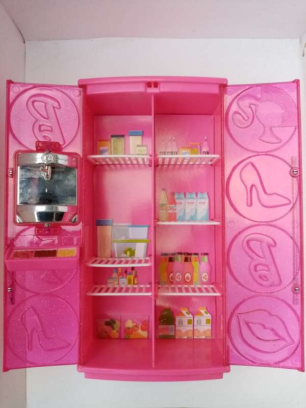 Barbie Double Door Fridge