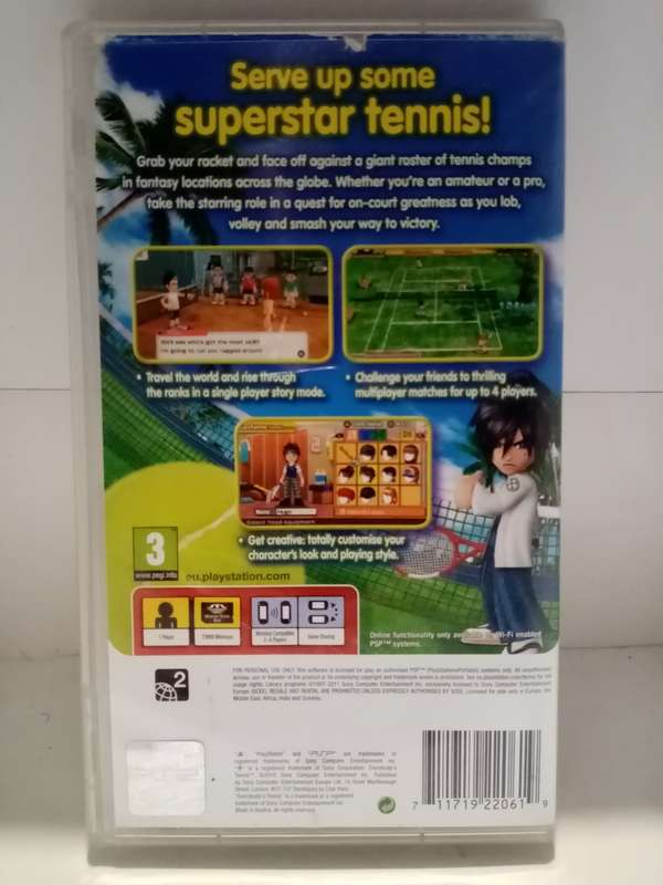 PSP Everybody`s Tennis