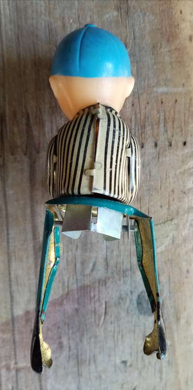 Tin Toy Motorcycle Rider