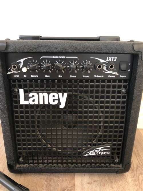 Laney Guitar Amp + Guitar Stand