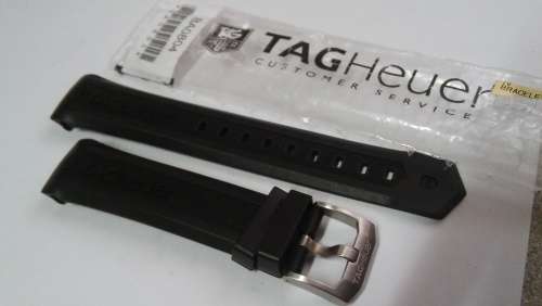 Tag Heuer Aquaracer rubber/silicone strap, New