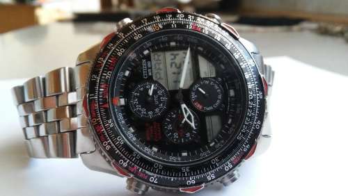 Citizen Red Navihawk (Free Shipping)