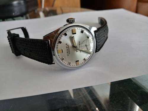 New old stock:  Kienzle Markant Germany, manual wind.