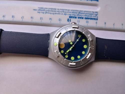 1998 Swatch Scuba Irony Aluminium , 200 Meter, Hydrospace YDS1006, Free Shipping!