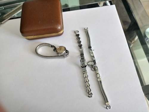 Ladies Omega Seamaster Manual Wind, Free Shipping and Extra Straps!